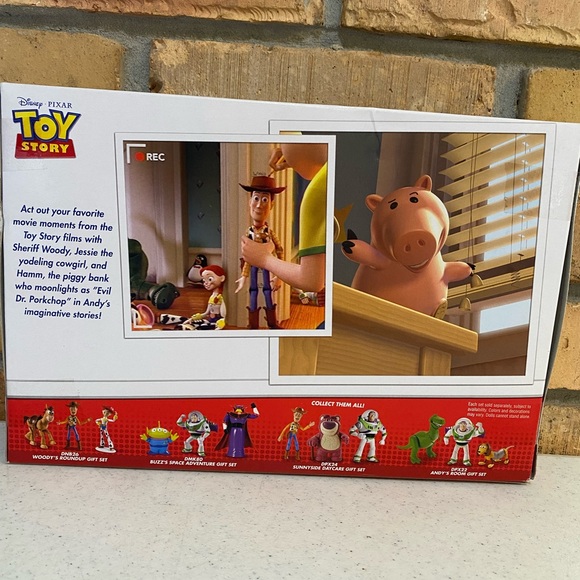 Disney Pixar Toy Story Andys Imagination Gift Set 4" Action Figures Woody Jessie - Picture 2 of 2